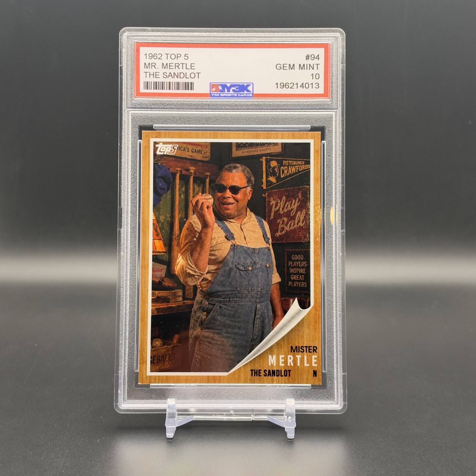1952 Top 5  » Mr. Mertle | James Earl Jones  » Sandlot Custom Slab Tribute Card