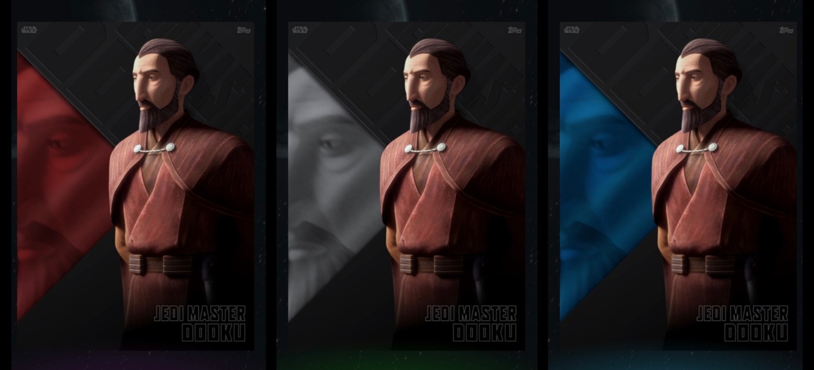 DARK SIDE S3 WK8 SR RED JEDI MASTER DOOKU TOPPS STAR WARS CARD TRADER 2026