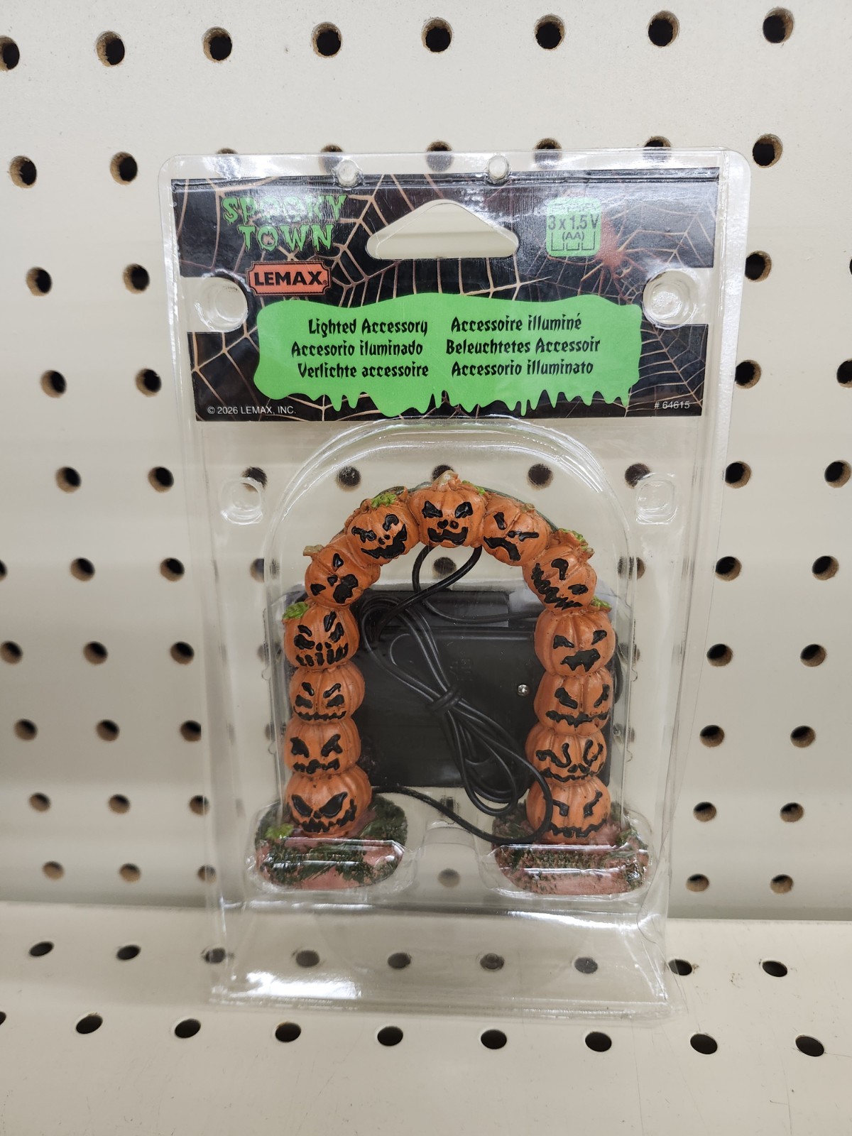 Lemax Spooky Town Halloween Lighted Arch #64615