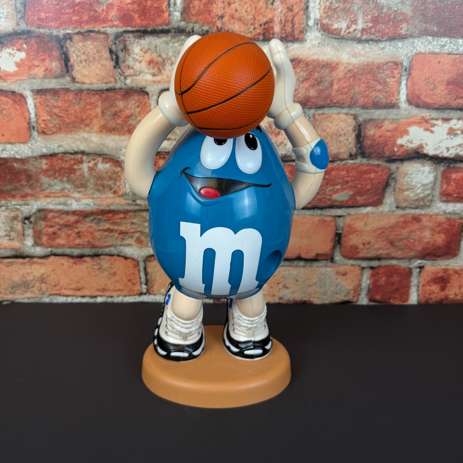Vintage M&M\'s Candy Dispenser - Basketball NBA Mr. Blue- Excellent Condition