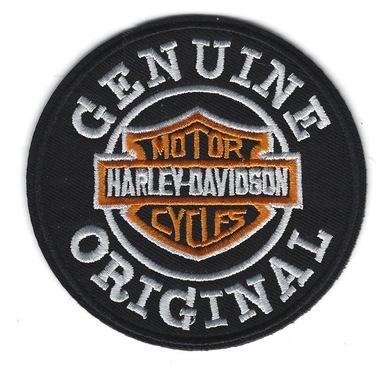Harley Davidson Motorcycles Iron On Patch Genuine Original 3.5\