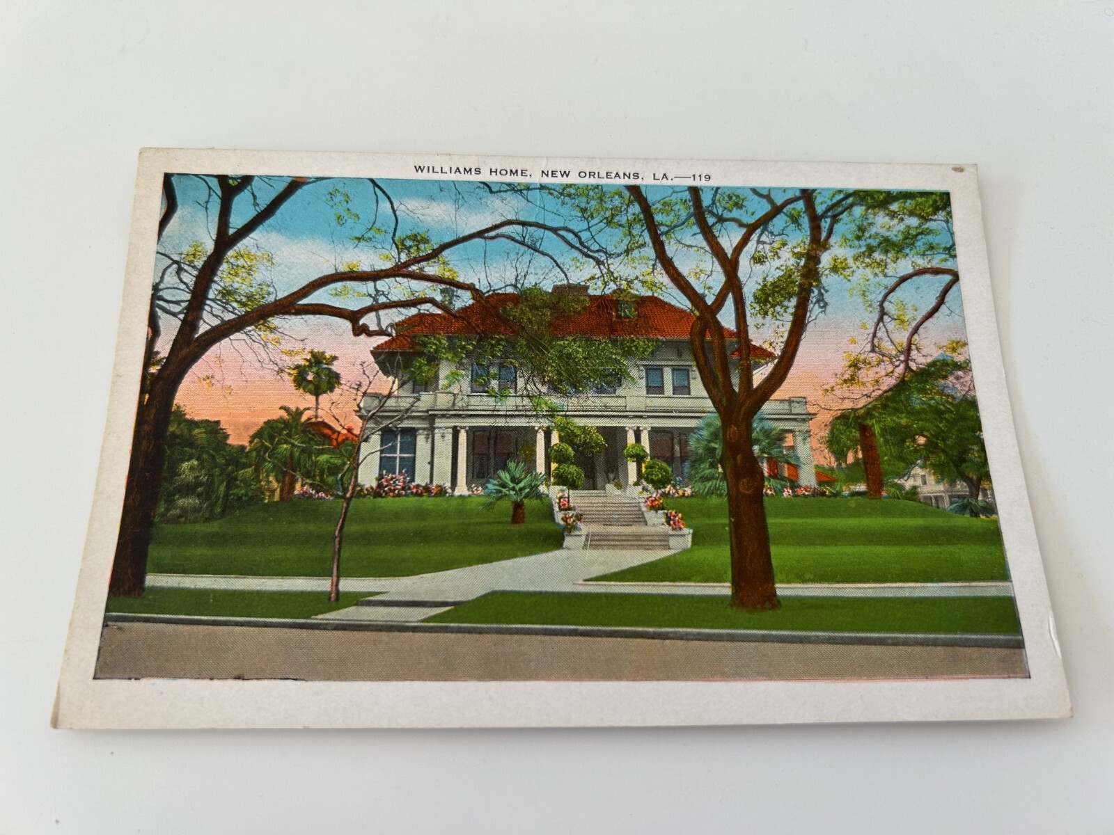 Williams Home New Orleans Louisiana Postcard
