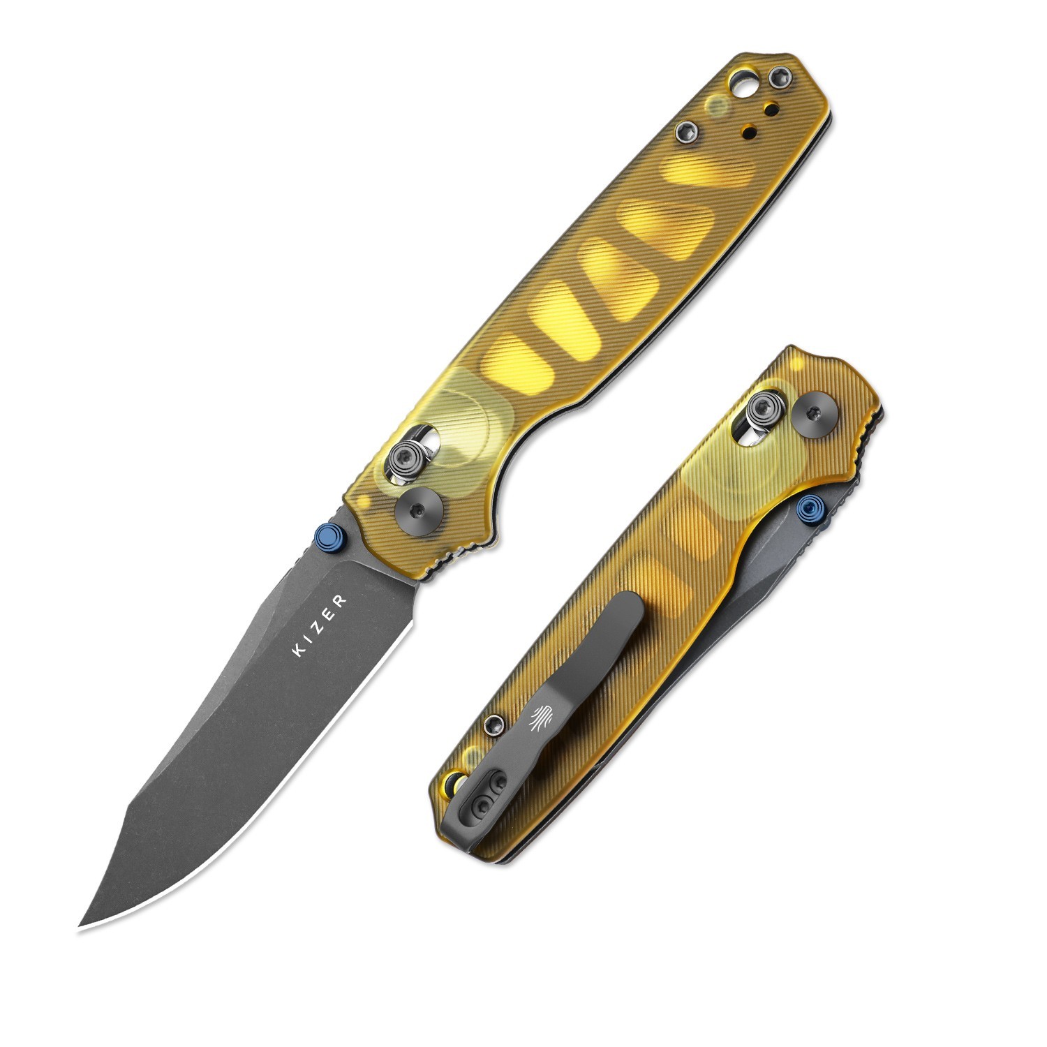 Kizer Pokiman CC EDC Folding Pocket Knife AEB-L Blade PEI Handle V3789A3