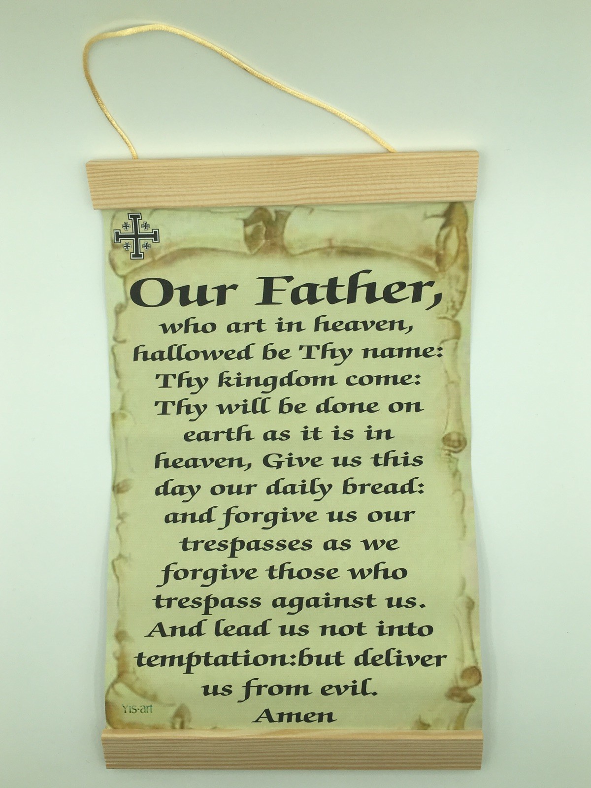  Our Father Prayer ( Catholic Version),, Canvas Wall Print, 8x12 