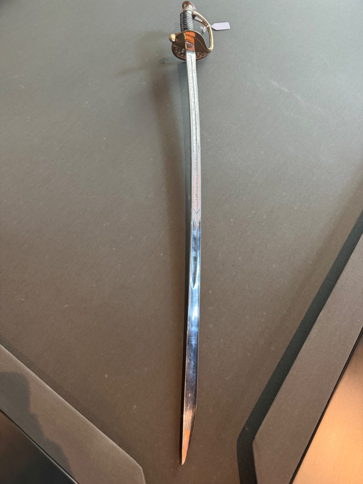 Vintage USMC Marine Corps NCO Sword GMS Solingen Germany Stainless 1970s Vintage USMC Marine Corps NCO Sword GMS Solingen Germany Stainless 1970s
