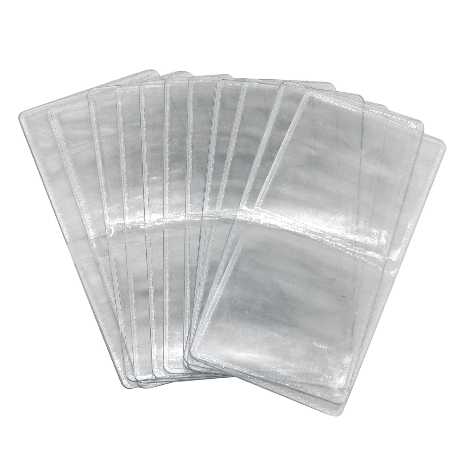 50x Clear Plastic Holders Double Pocket 2x2\