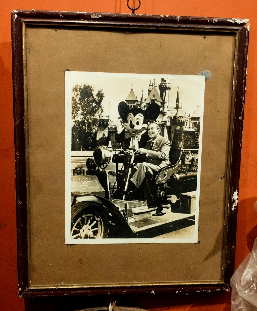 VINTAGE ROLLS ROYCE BLACK AND WHITE PHOTOGRAPH WALTER ELIAS DISGNEY USA 1940