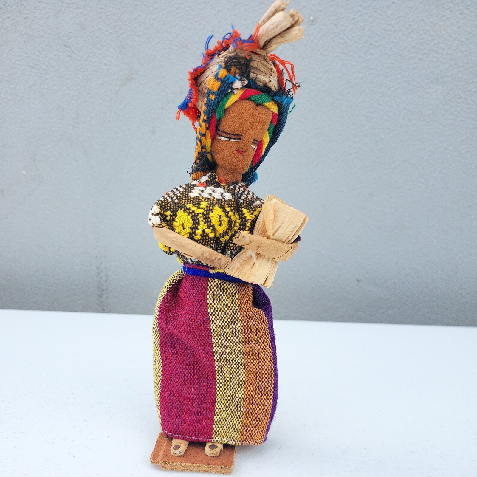 Handmade Vintage Ethnic  Folk Art Doll