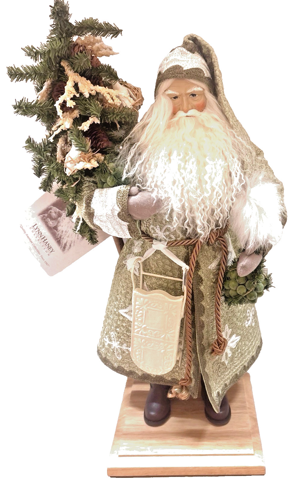 SIGNED LYNN HANEY SANTA  OF SAGE GLENN #1973 FIGURINE EXCELLENT CONDITION