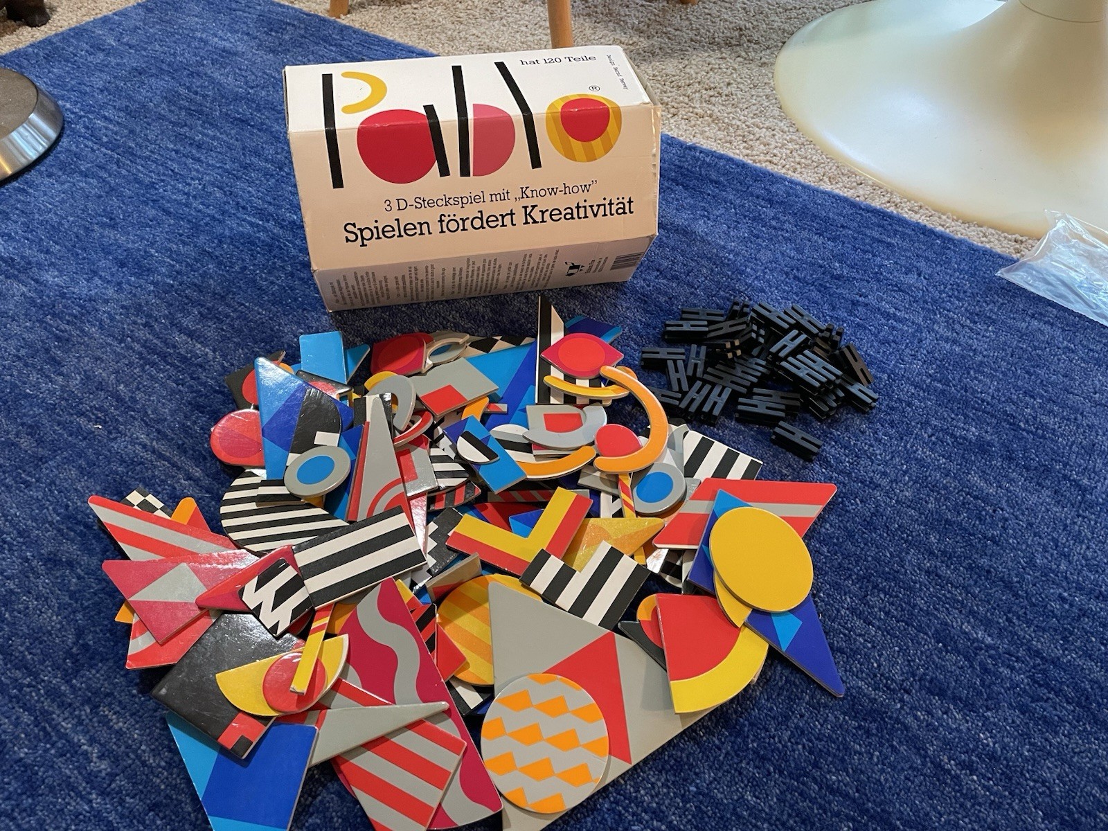 Vtg MCM PABLO 3D Creative-Bernd Terway for Fox Spielverlag - Rare German Edition