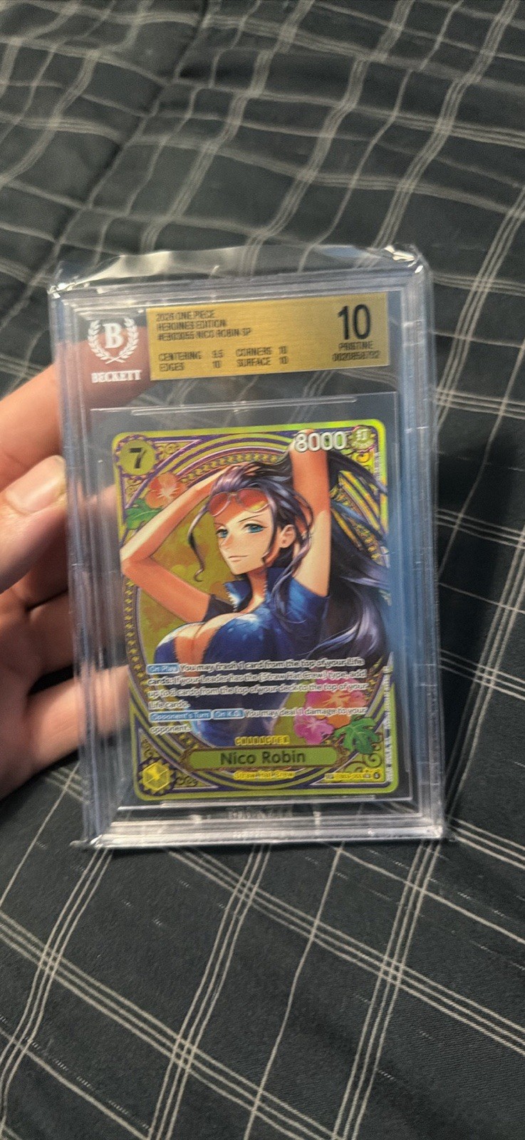 Bandai One Piece Nico Robin EB03-055 Heroines Extra Booster BGS 10 2023