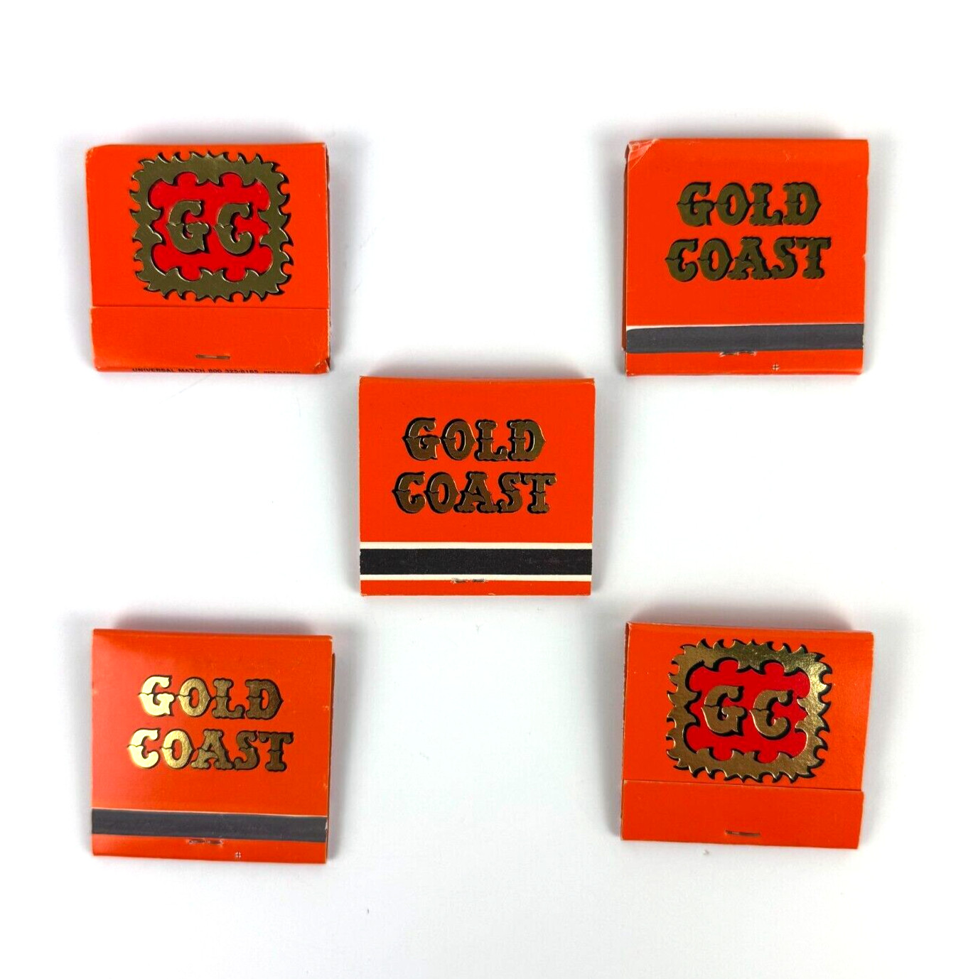 Vintage Las Vegas Casino Matchbook Lot of 5 Vintage Gold Coast Casino Las Vegas