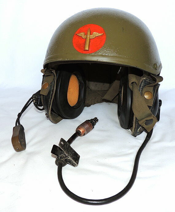 Original Vietnam Combat Tank Helmet DH-132 (L) With Inner Liner - Gentex
