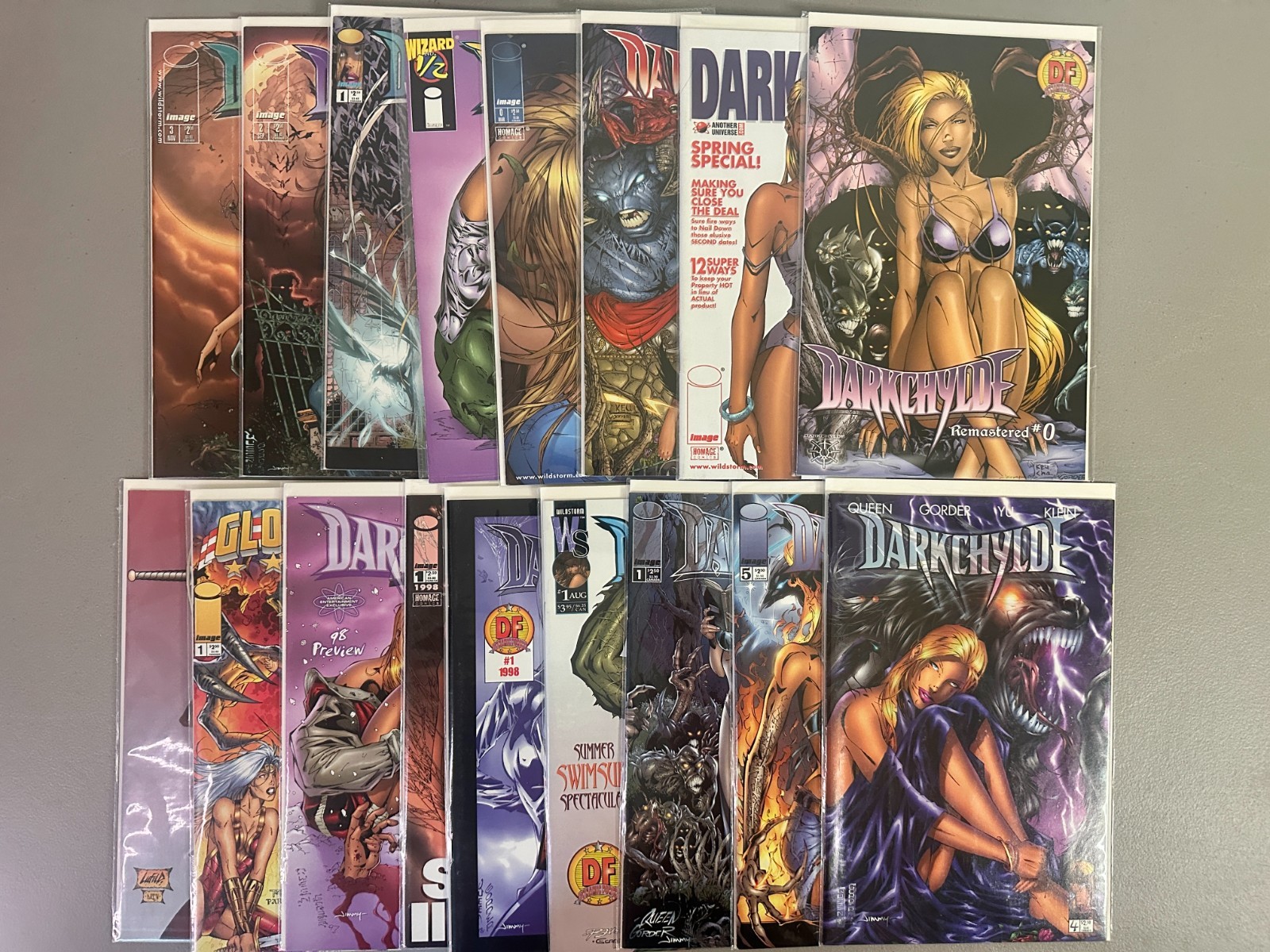 Darkchylde 1-5 Remastered 0 1/2 Swimsuit Dynamic Forces Randy Queen signed lot