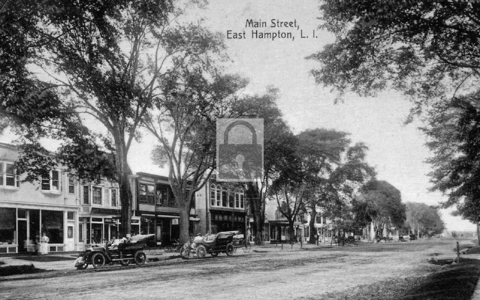 Main Street View East Hampton LI New York NY - Reprint