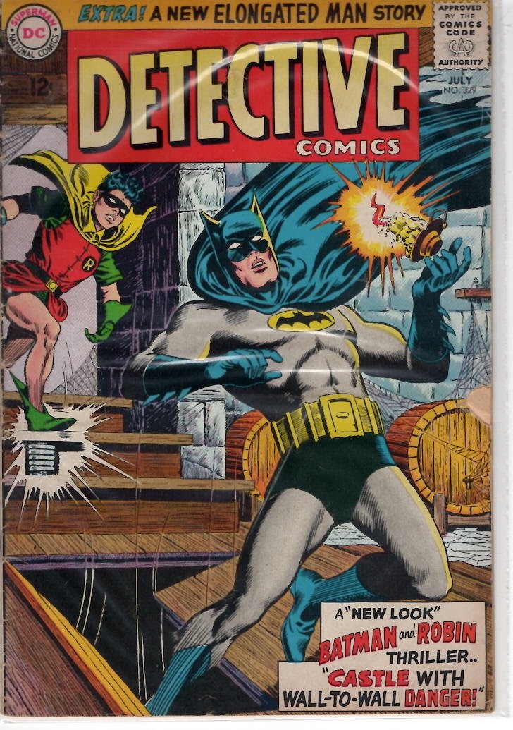 Detective Comics #329 (DC Comics July 1964) Tear in back
