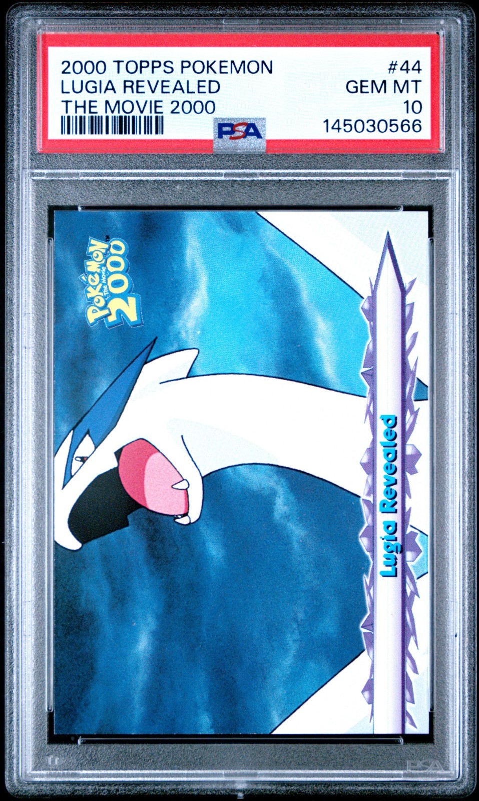 2000 Topps Pokemon The Movie 2000 #44 Lugia Revealed PSA 10 GEM MINT 2000 Topps Pokemon The Movie 2000 #44 Lugia Revealed PSA 10 GEM MINT