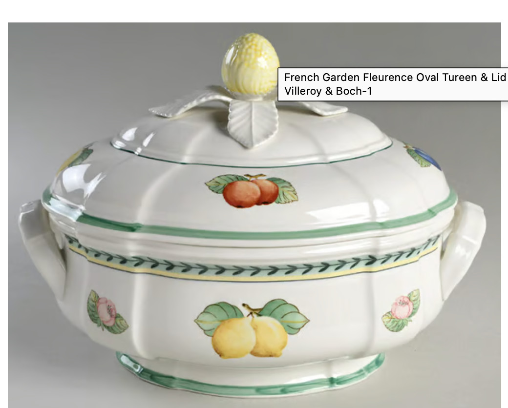 villeroy boch french garden tureen/ soup & lid