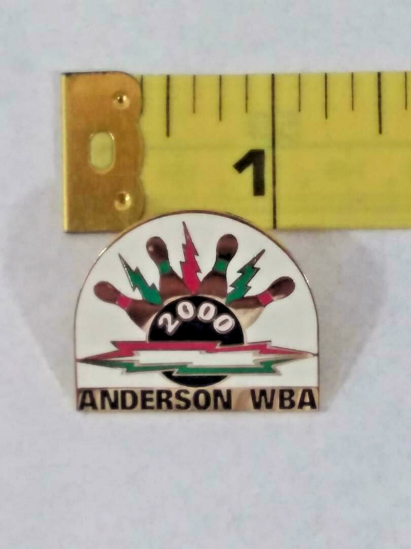Vintage WBA Lapel Pin Women\'s Bowling Association 2000 ~ Ships FREE