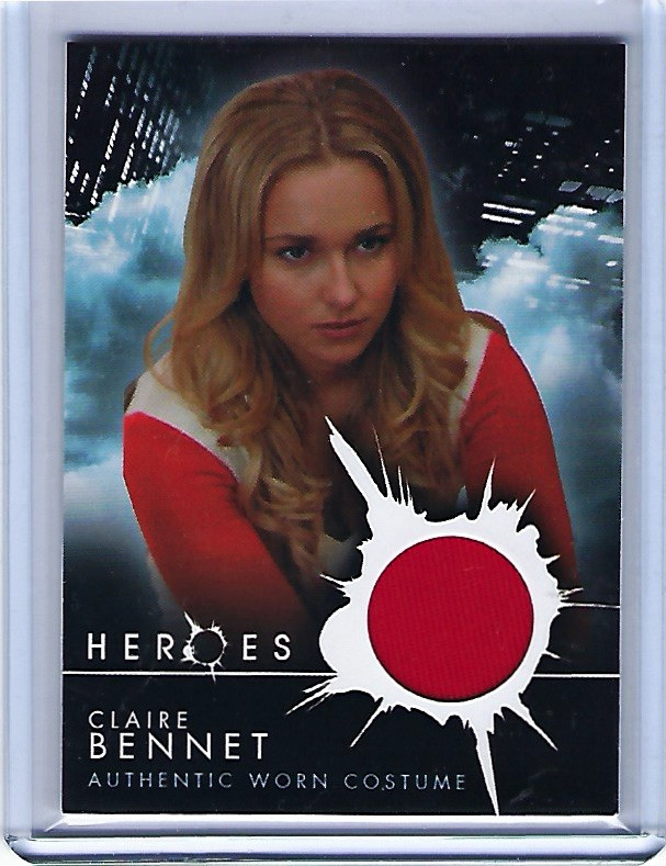 2008 Topps Heroes Hayden Panettiere Claire Bennet RED Worn Costume Card