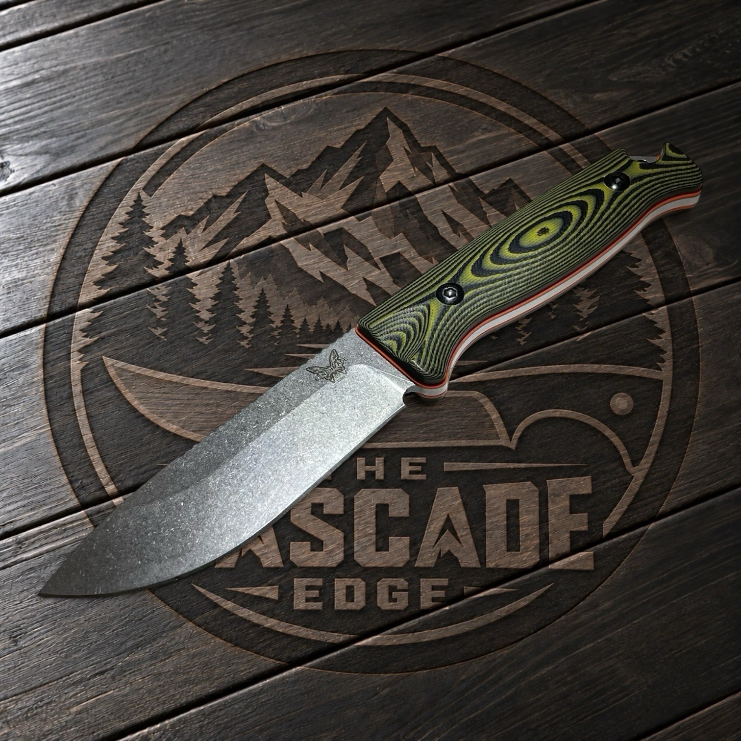 Benchmade 15002-1 Saddle Mountain Skinner CPM-S90V Richlite Fixed Blade Knife