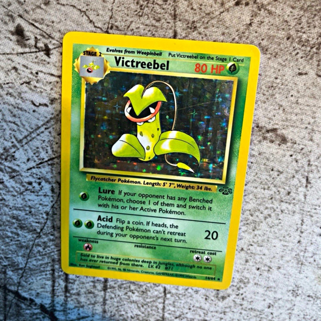 Pokémon Victreebel 14/64 Jungle Holo Rare 1999 English 
