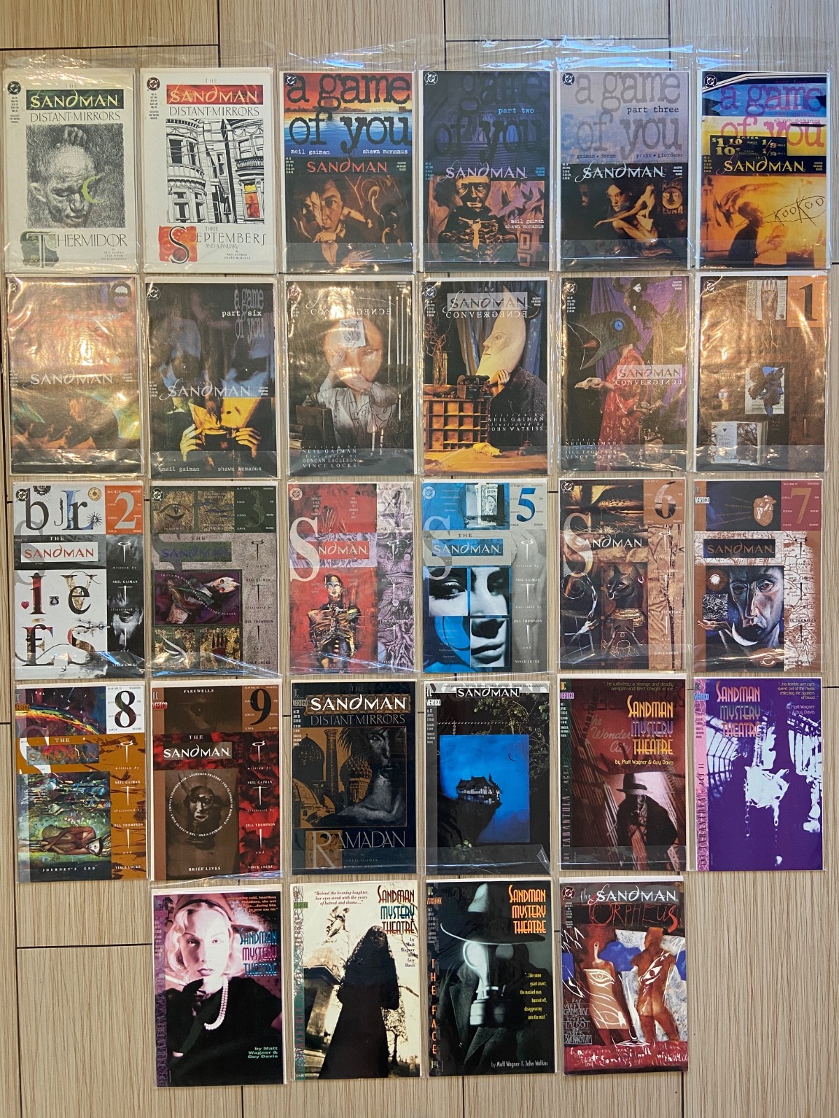 Sandman Comic Collection – 28 Books, Brief Lives, Ramadan