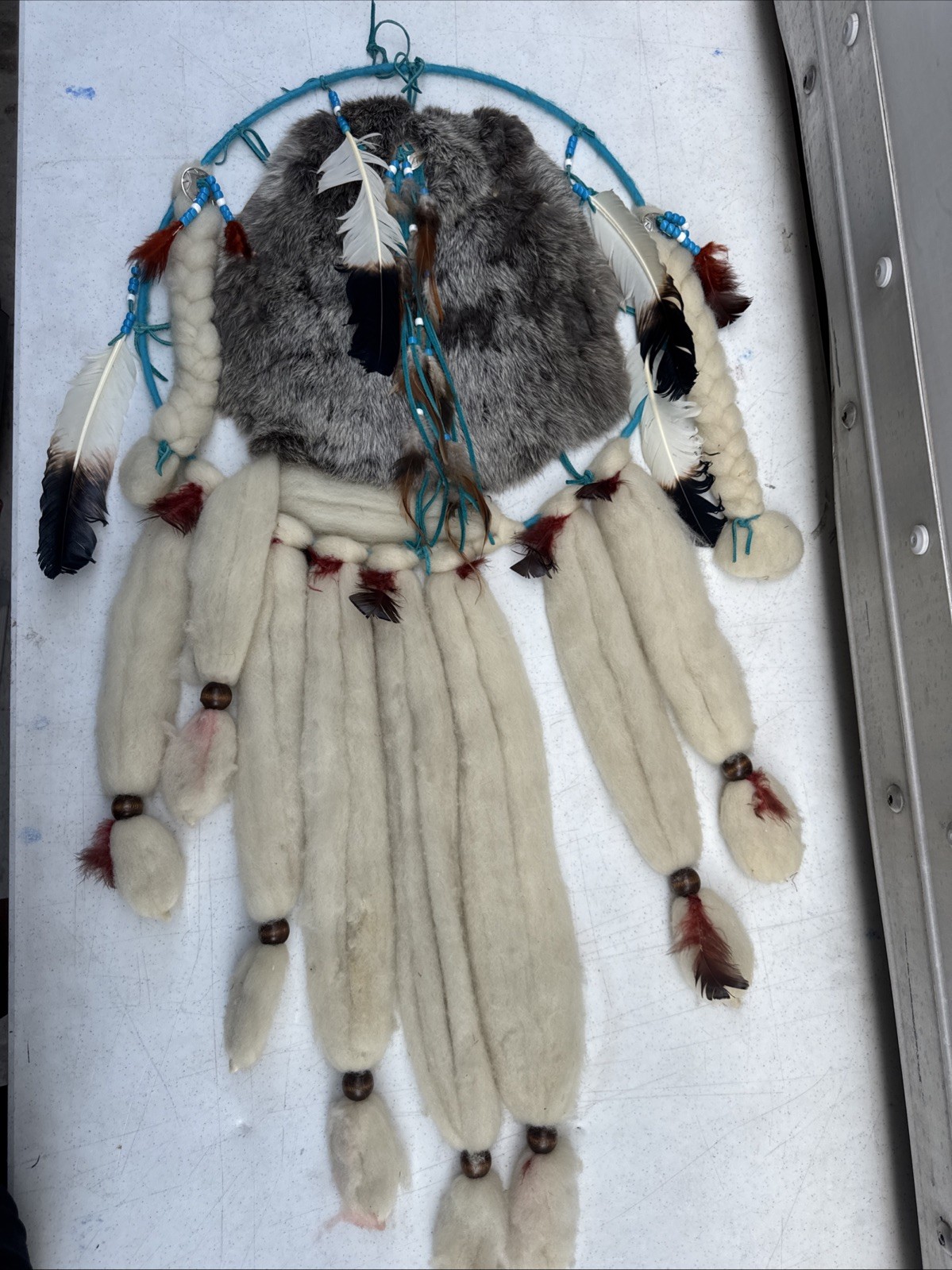 Vintage Dream Catcher Native American Huge 43