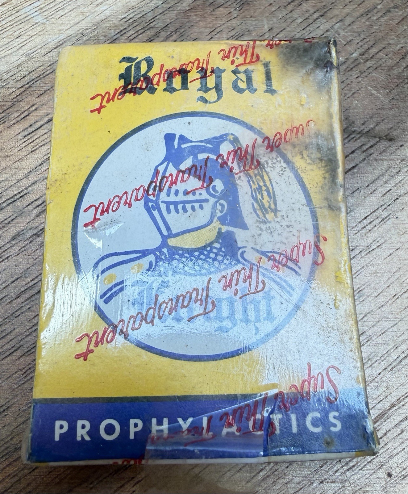 Vtg NOS Royal Knight Prophylactics Allied Latex Sales Co New York
