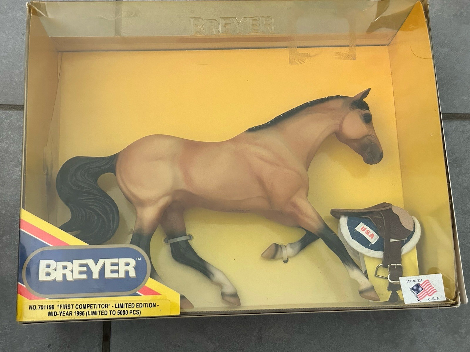 Breyer Traditional Model Horse First Competitor #701196 Gem Twist Buckskin 1996