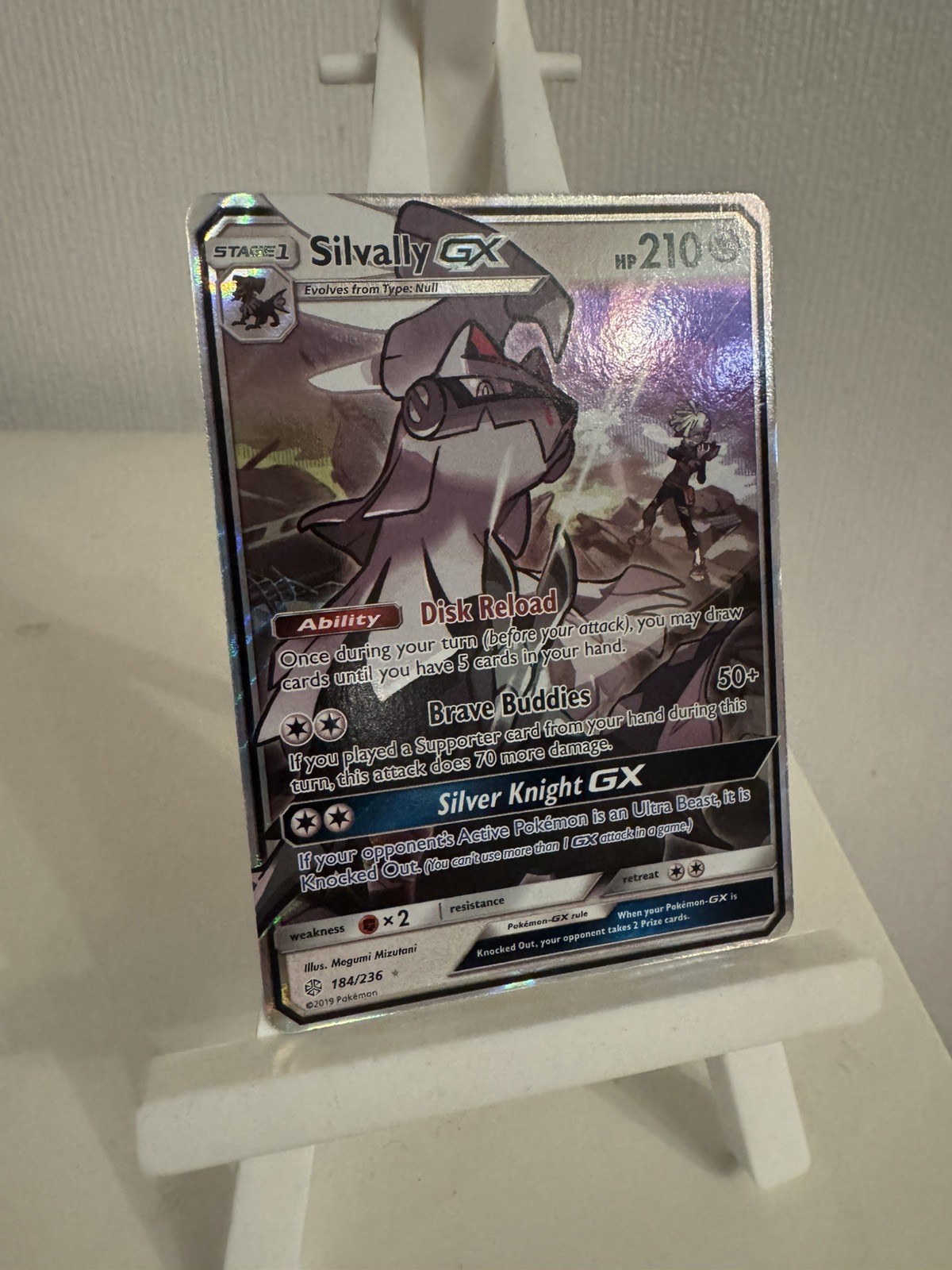 SILVALLY GX 184/236 - COSMIC ECLIPSE - HOLO RARE - POKEMON TCG
