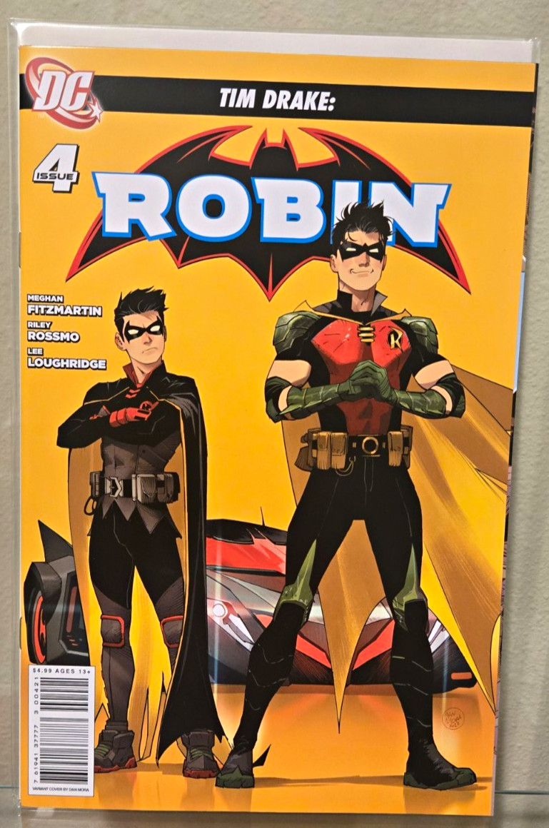 DC Comics Tim Drake: Robin #4 Dan Mora Card Stock Variant Cover B Damian Wayne