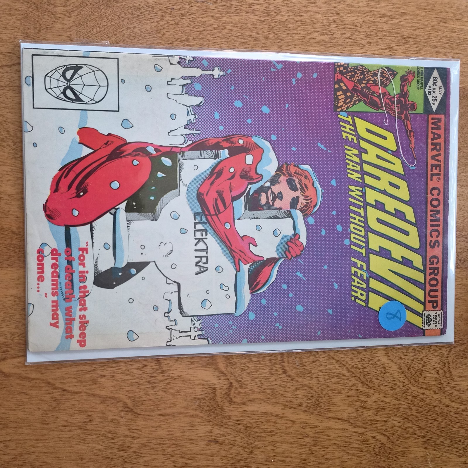 DAREDEVIL #182 (1982): KEY- Funeral of Electra: Frank Miller: VF+