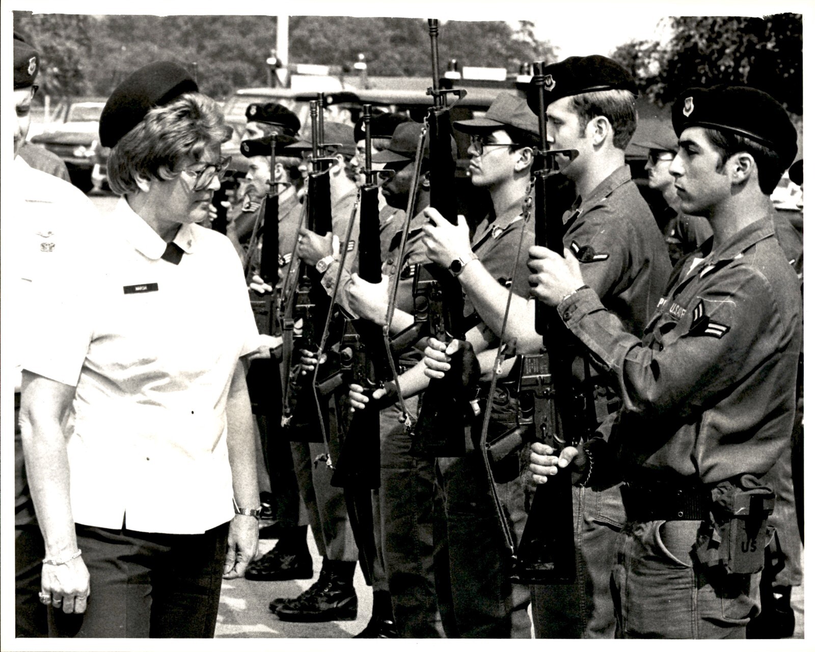 LG17 1980 Original Photo COL MARY A MARSH WOMEN AND WAR U.S. AIR FORCE COMMANDER