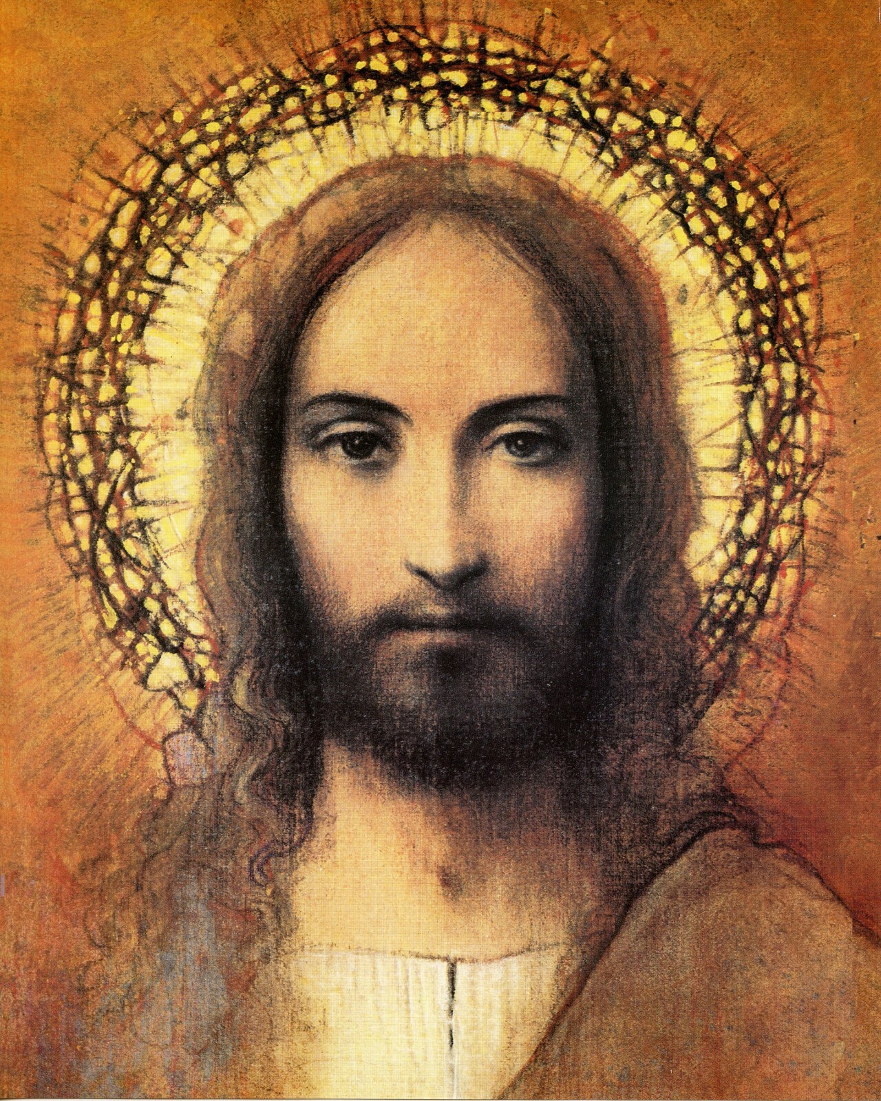 Catholic print picture-  JESUS 14   -   8\