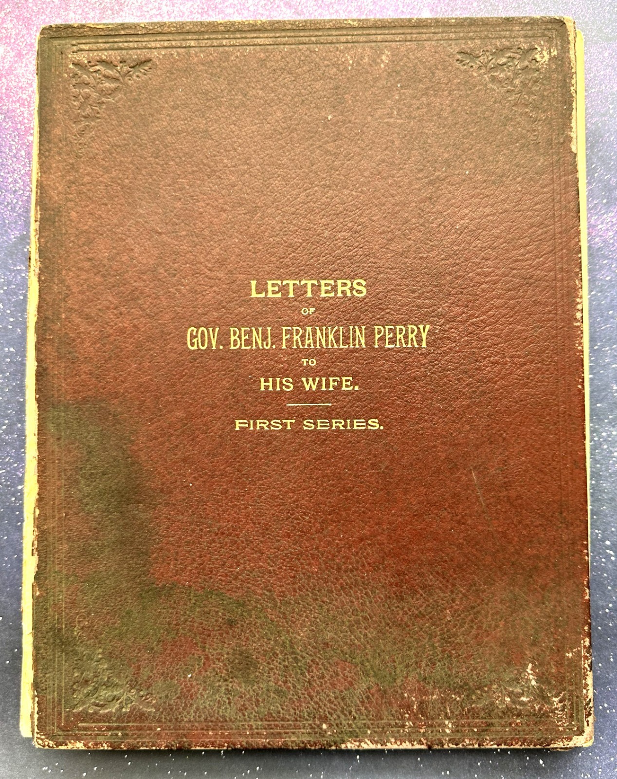 1889 B.F. Perry Letters INSCRIBED Judge James Aldrich SC Manuscript RARE