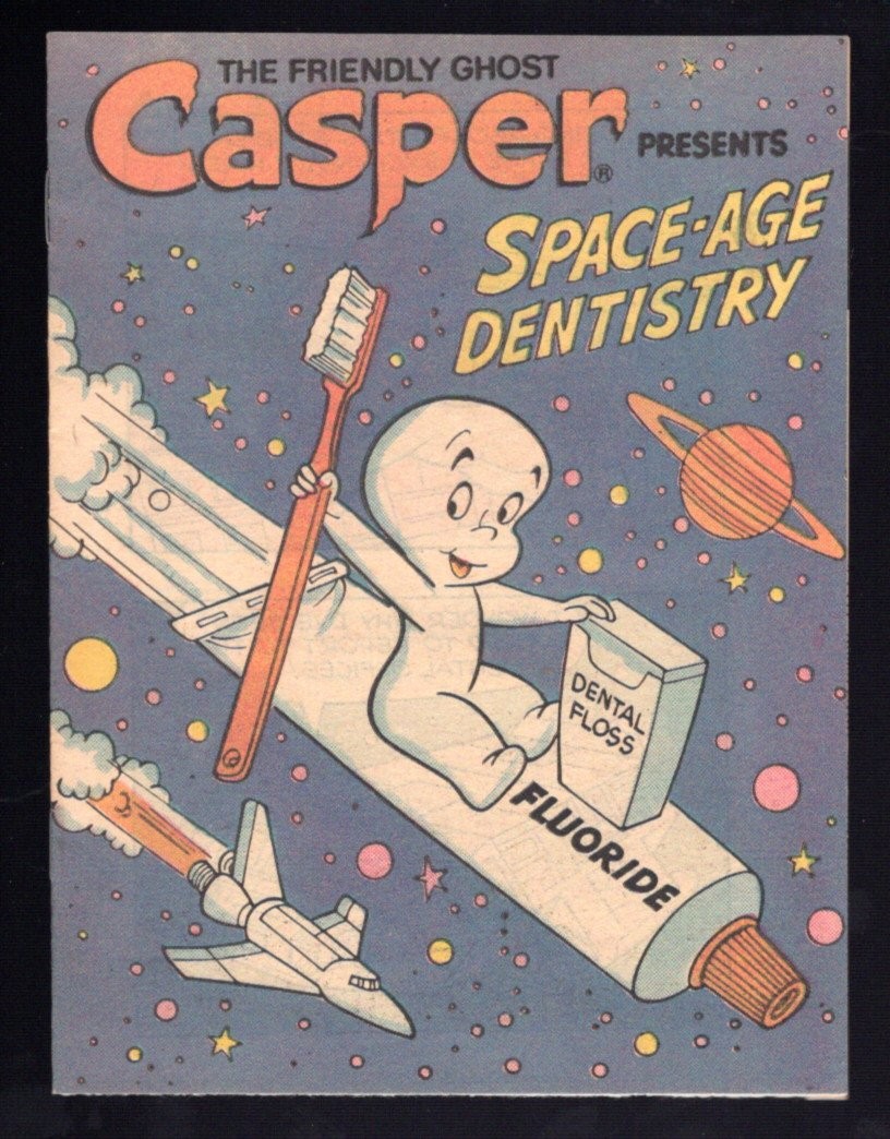 Casper Presents Space-Age Dentistry 1981 Promotional Premium NM Harvey File Copy