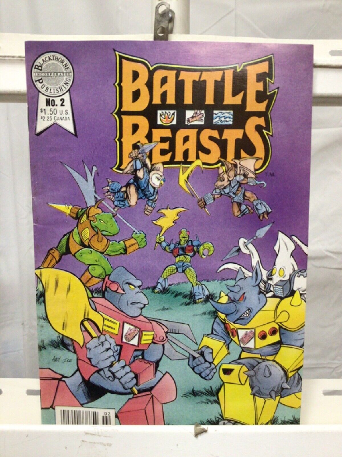 Blackthorne Publishing Battle Beasts #2 FN 1988