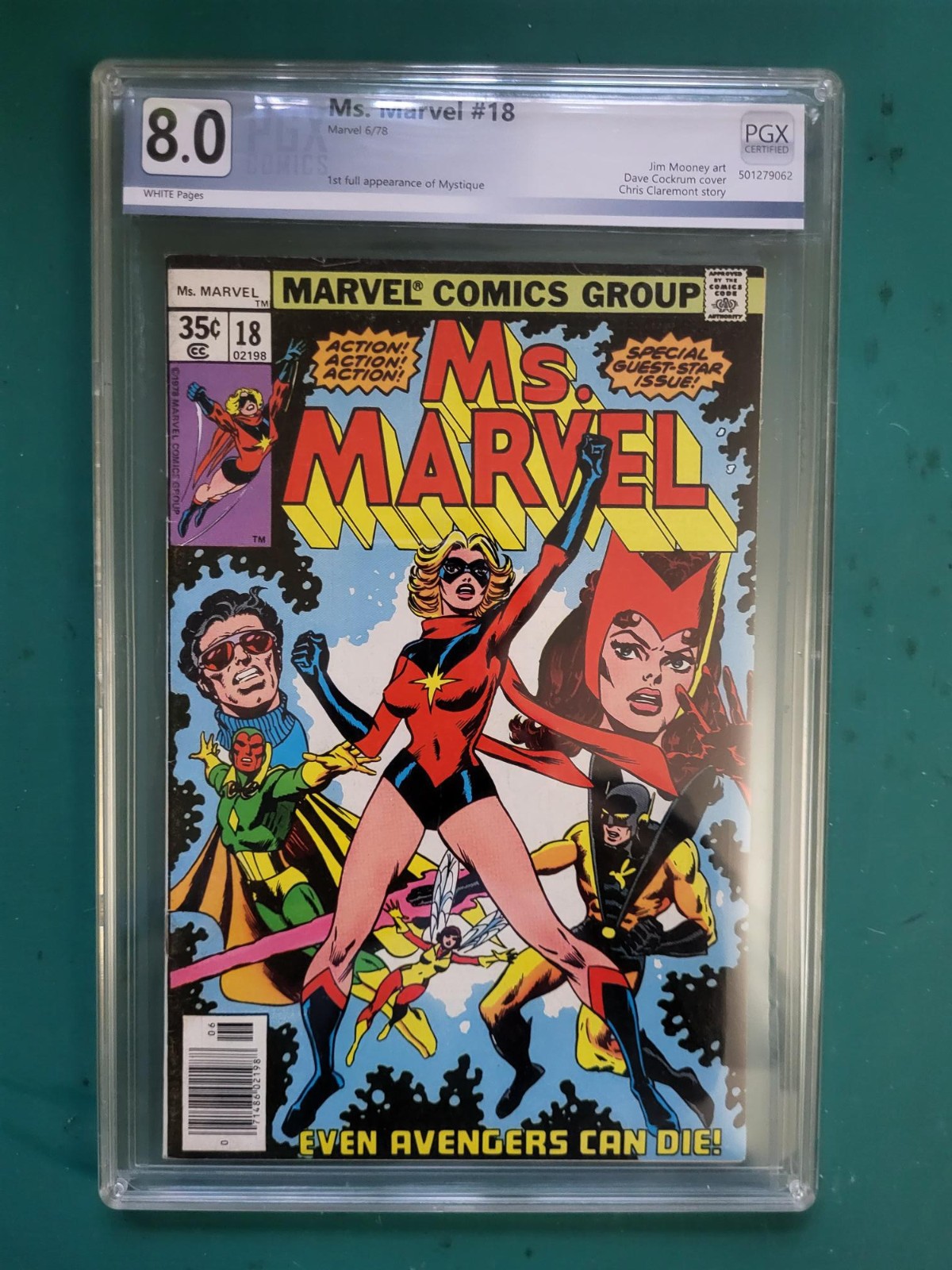 Ms. Marvel #18 PGX 8.0 not CGC