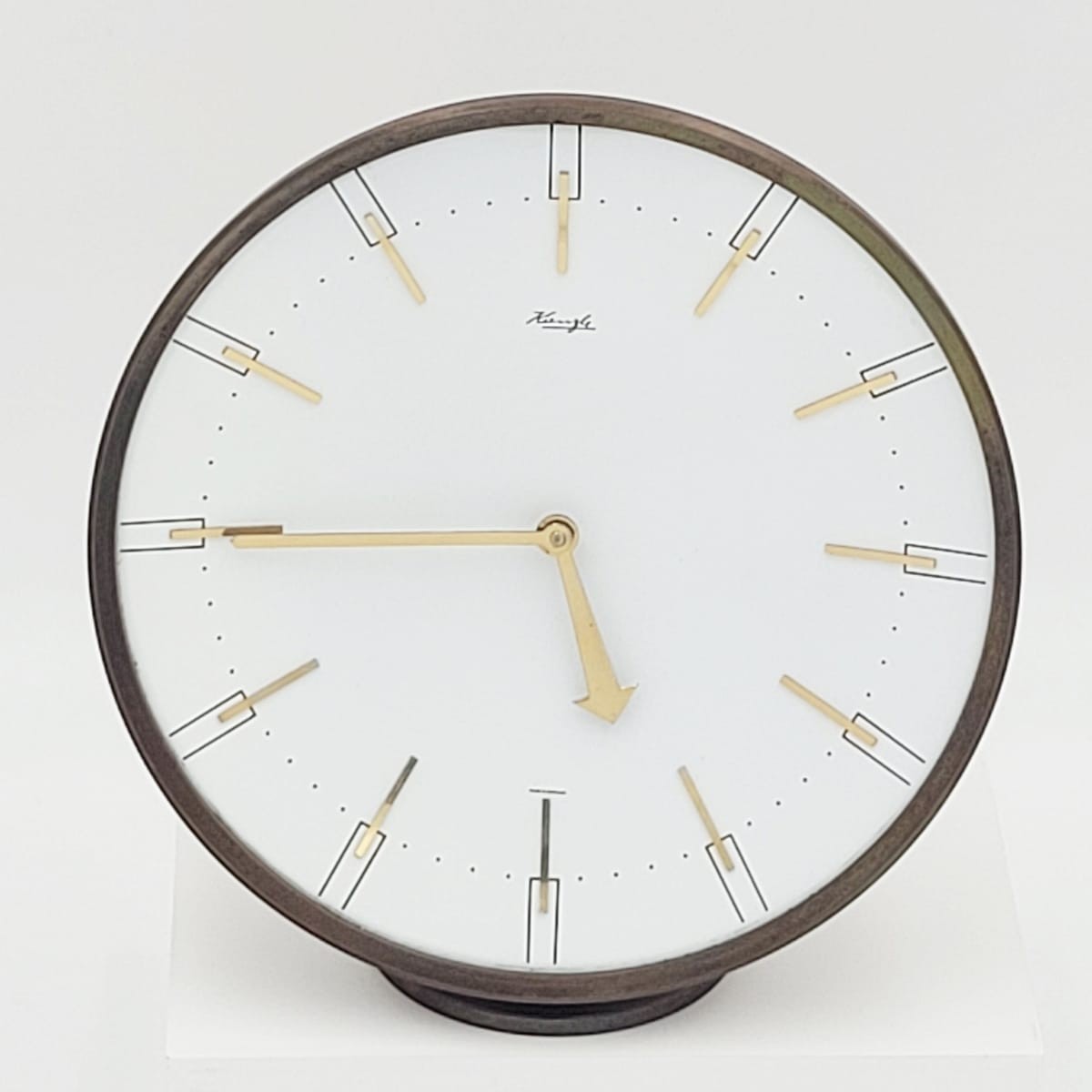Heinrich Johannes Möller Kienzle Germany Post Modernism Mantle Clock 1950\'s