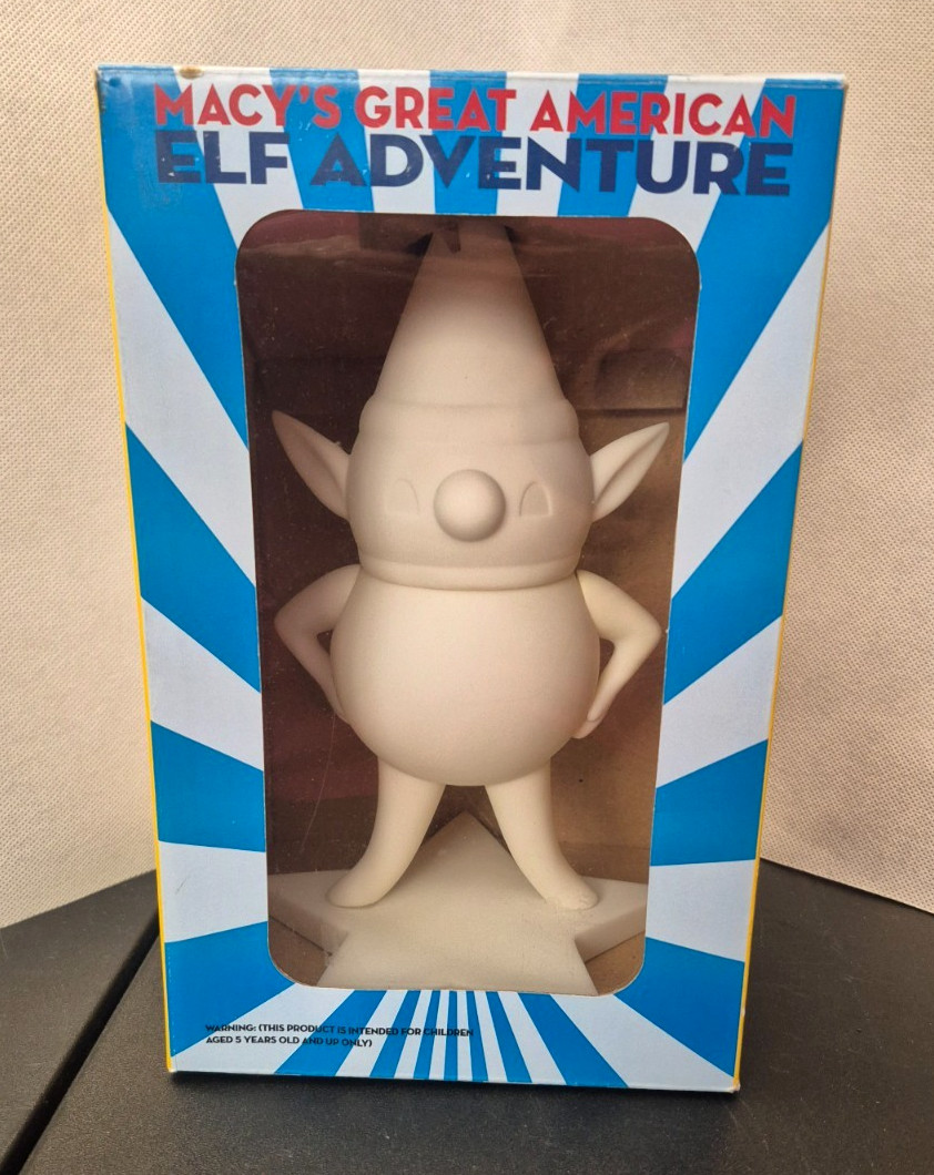 Rare 2011 Macy's Great American ELF Adventure DIY Figurine-New In Box