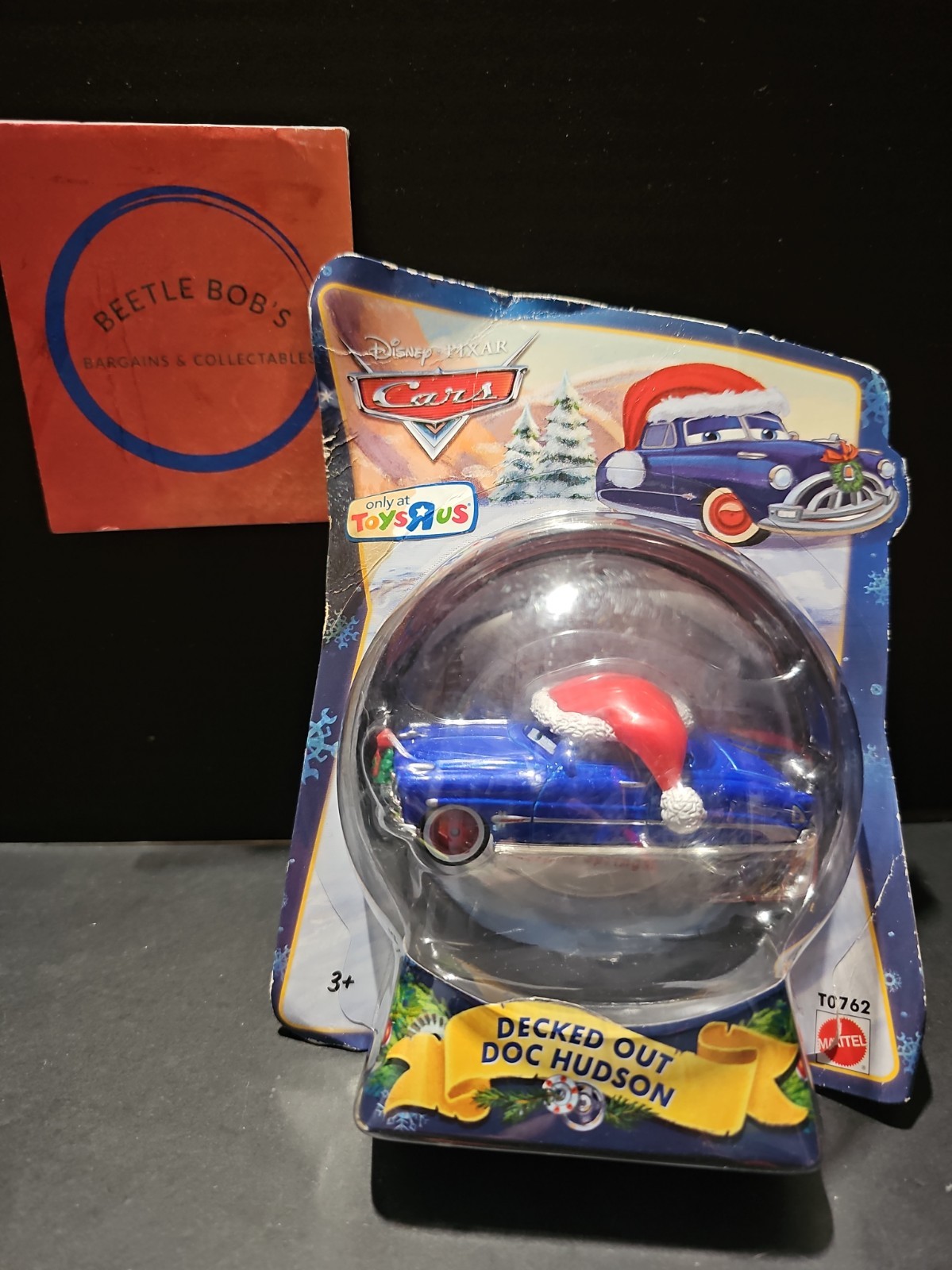 Disney Pixar Cars 2010 Decked Out Doc Hudson 1:55 Ornament Toys R Us Exclusive