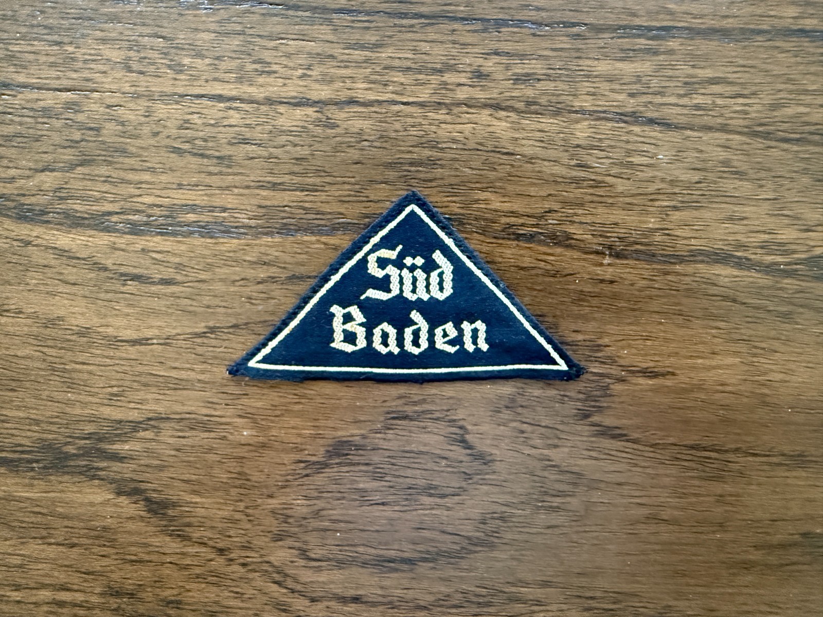 Original WWII WW2 Sud Baden Youth HJ BDM German Triangle Patch