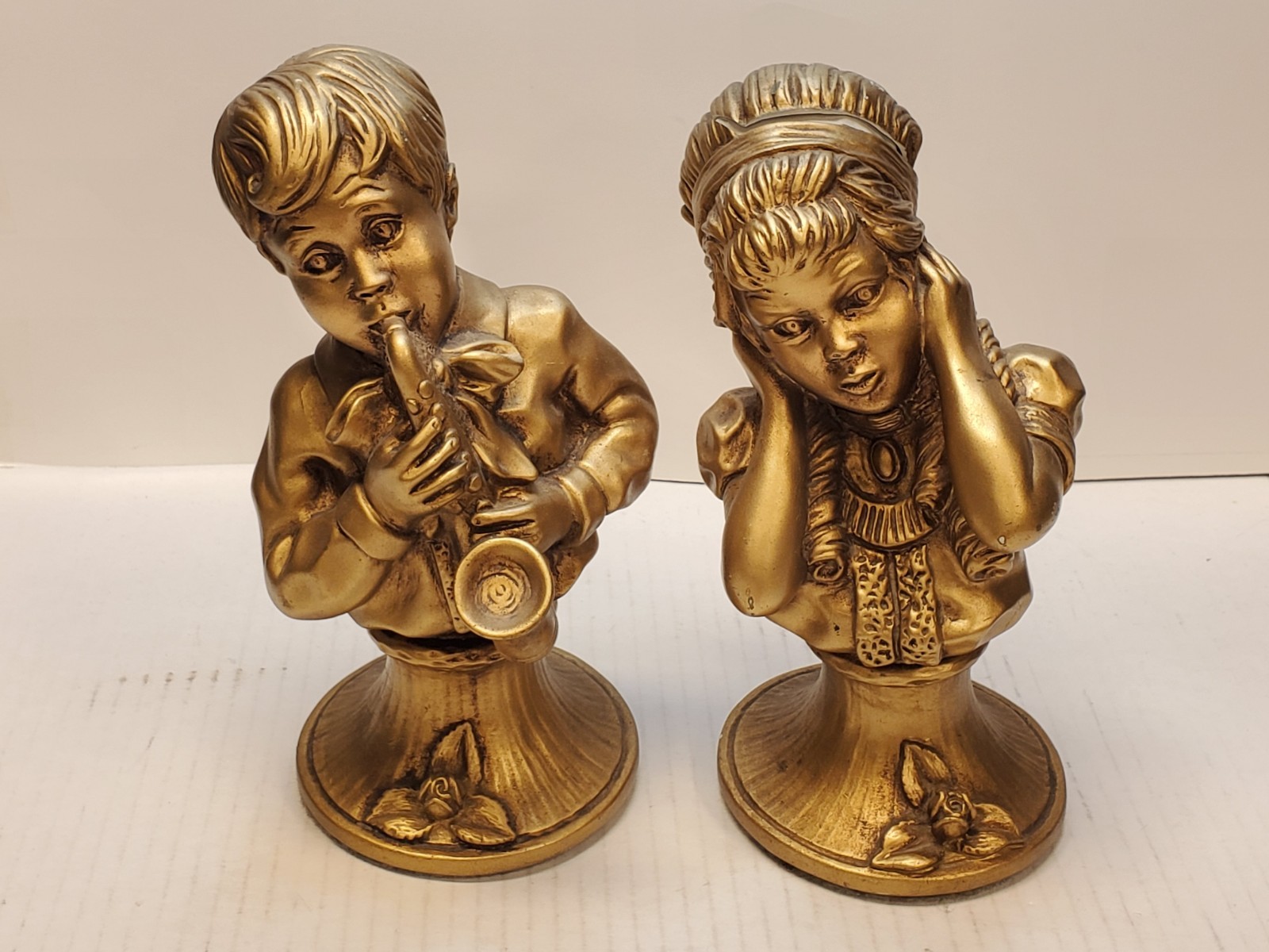 Kendrick 1970\'s Musician & Critic Universal Statuary Company Music Decor VTG