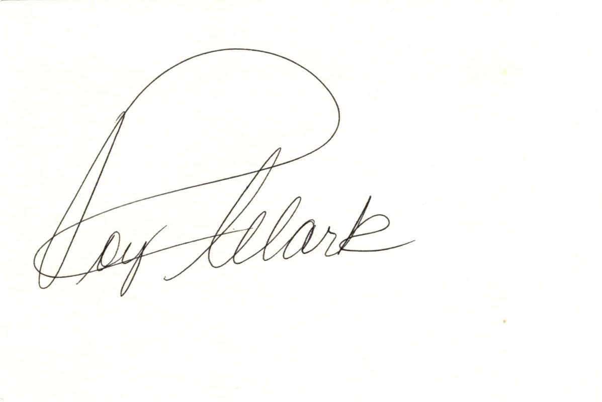 Roy Clark Cowboy Western Singer Hee Haw Grand Ole Opry HOF Signed Autograph