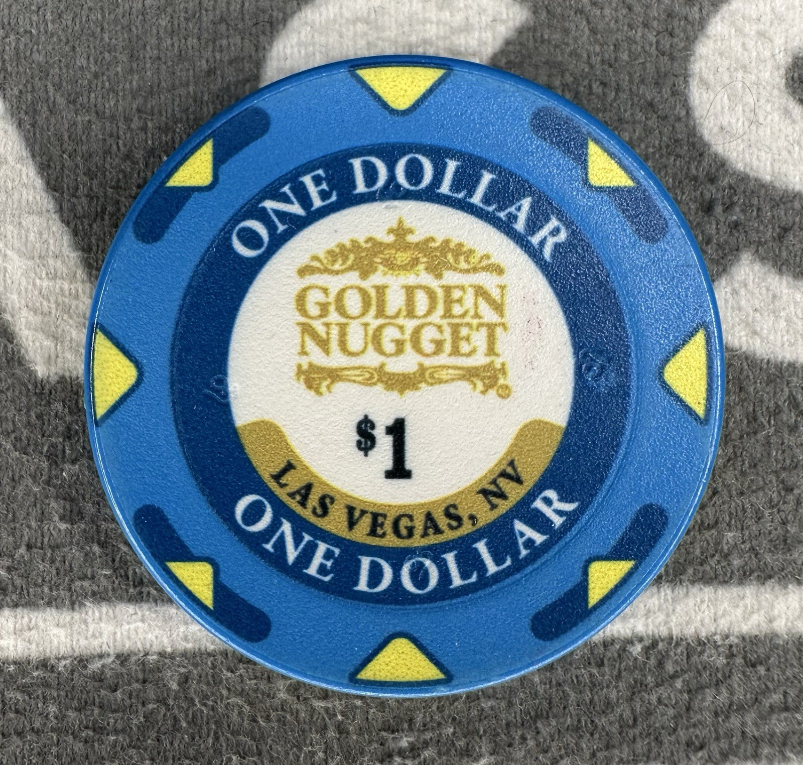 🎰🎲$1 Golden Nugget Downtown Las Vegas Casino Chip Current Version #2 NEW🎲🎰