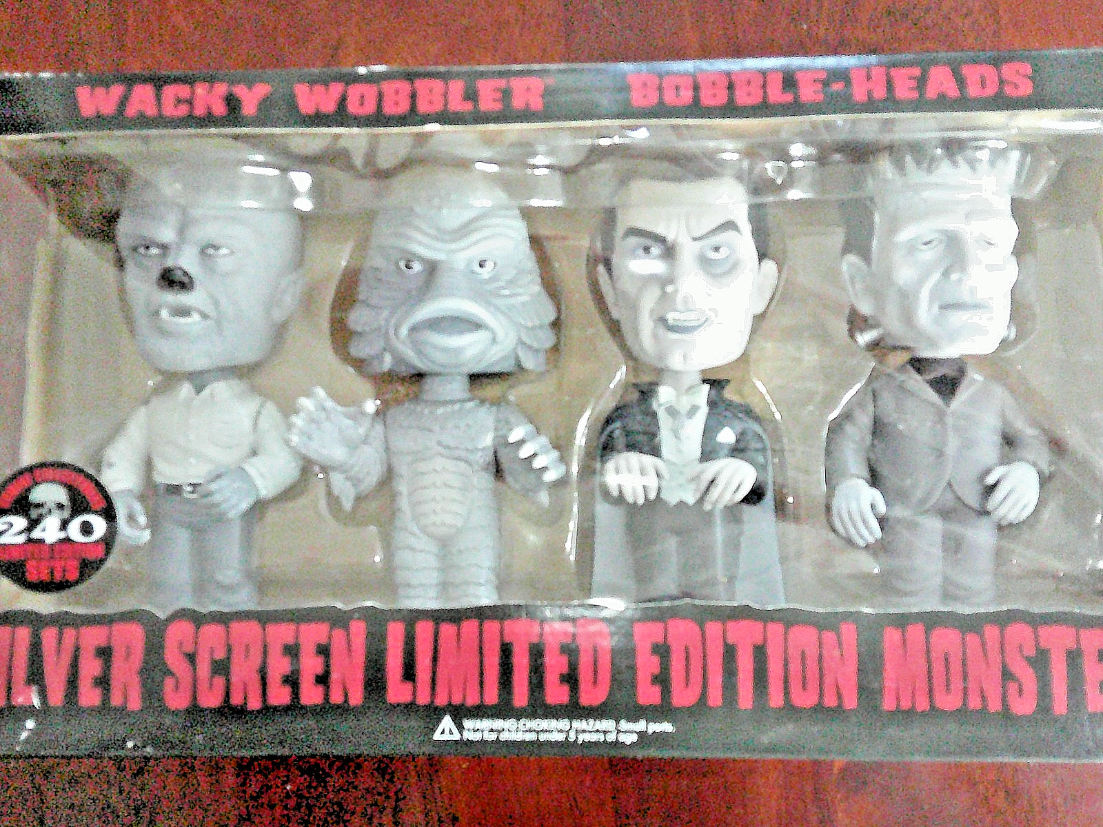 Limited Edition Monsters 240 Limited Edition Set Wacky Wobbler Bobble Heads