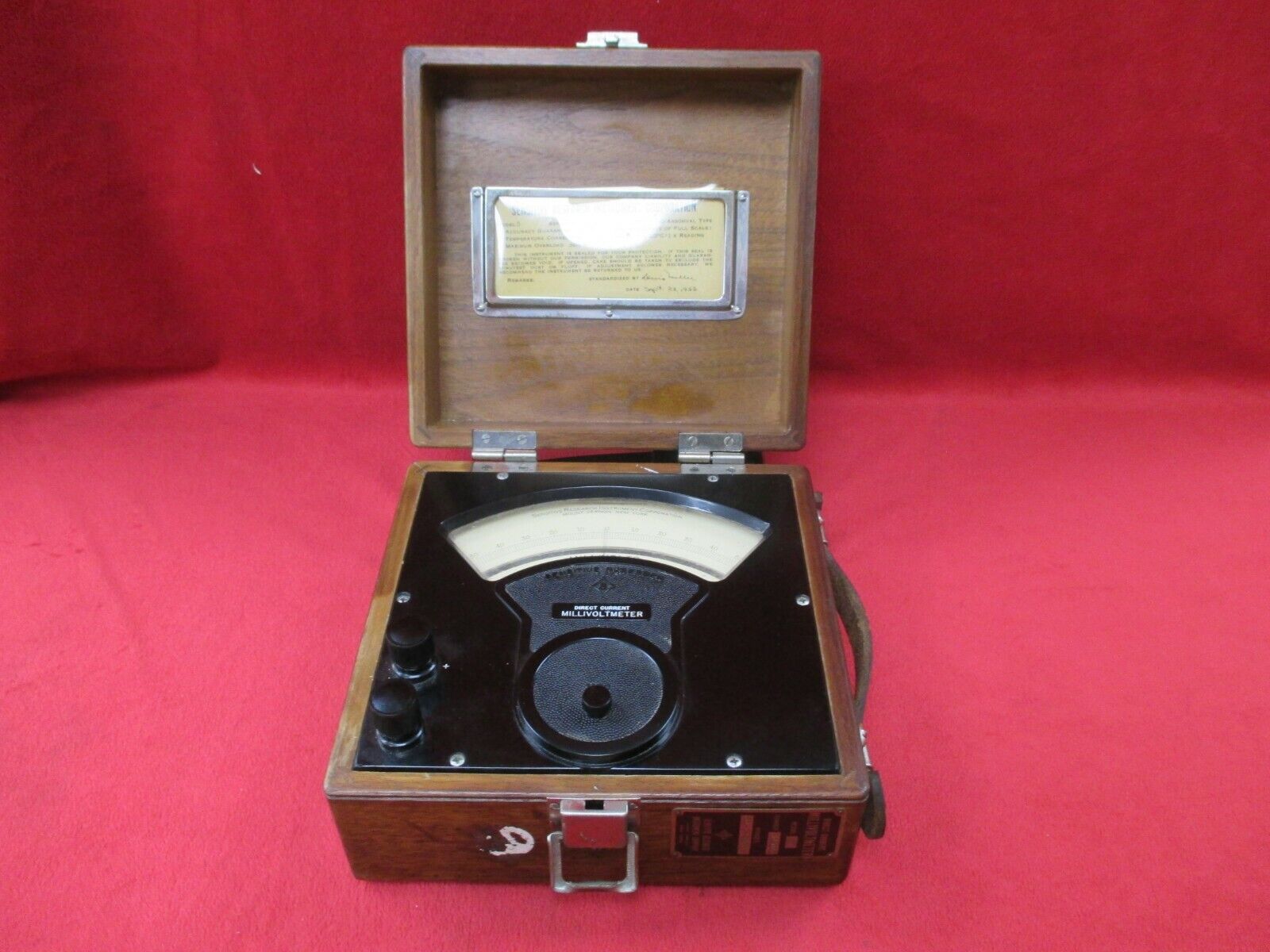Sensitive Research Milli-Volt-Meter Model S Vintage Tool 50-0-60 MM