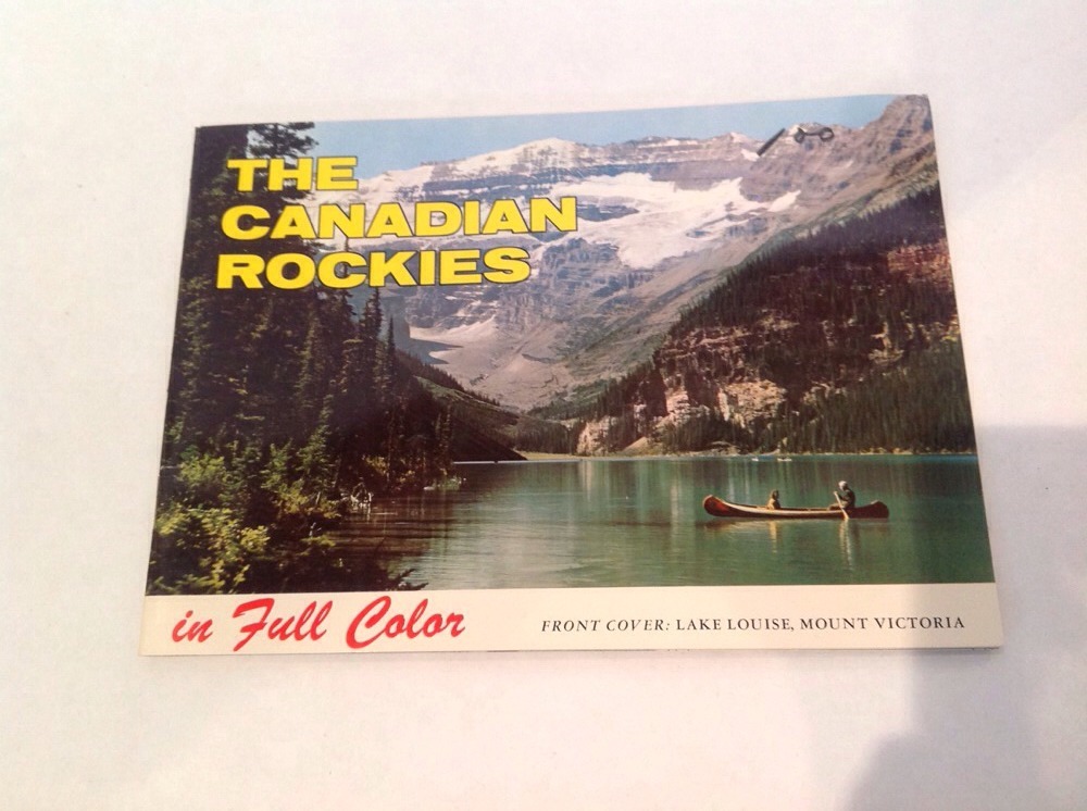 Vintage Canadian Rockies Banff Travel Brochure