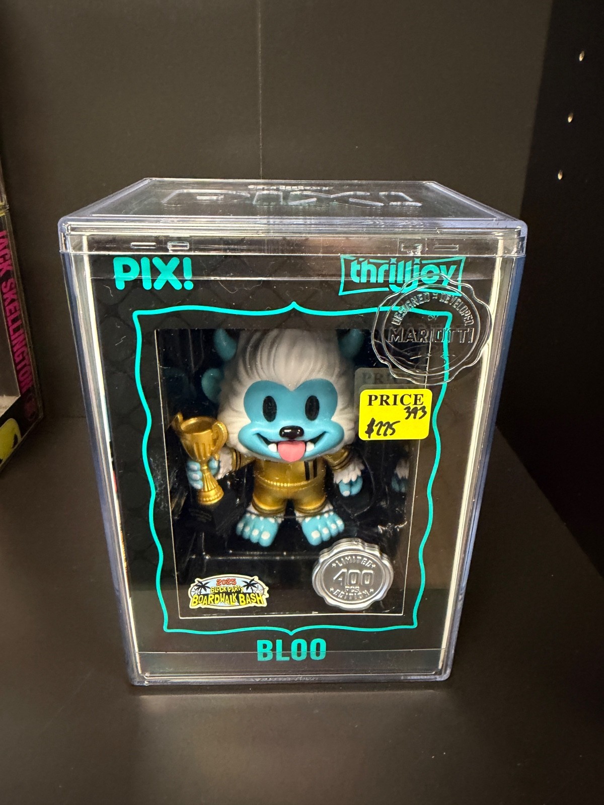 Bloo 2025 Boardwalk Bash Thrilljoy Trophy Figure LE 400 w/ hard stack